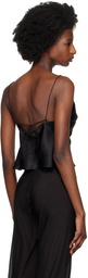 Silk Laundry Black Carrie Camisole