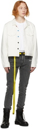 Off-White Yellow Mini Classic Industrial Belt