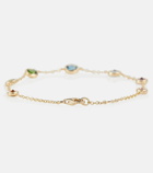 Shay Jewelry Rainbow Bezel 18kt yellow gold bracelet