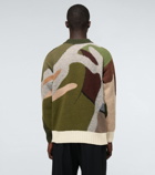 Sacai - sacai x KAWS camouflage wool sweater