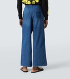 Loewe Paula's Ibiza cropped wide-leg jeans