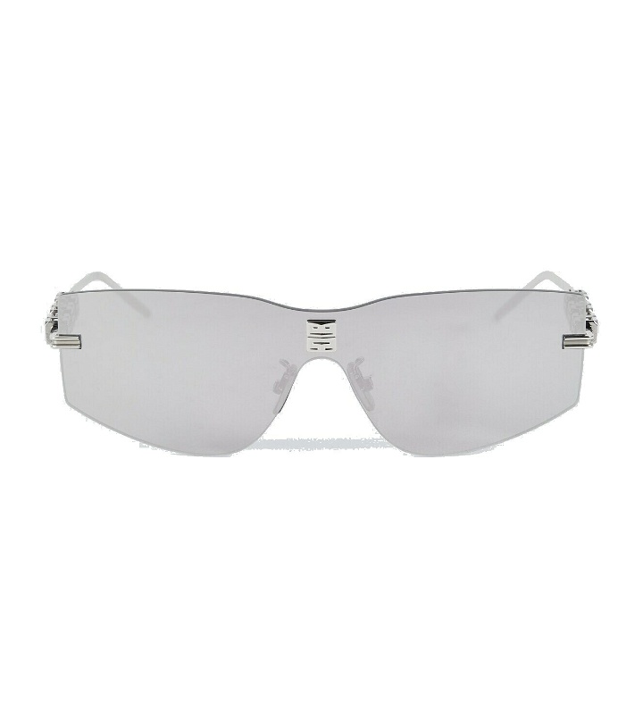 Photo: Givenchy 4Gem rectangular sunglasses