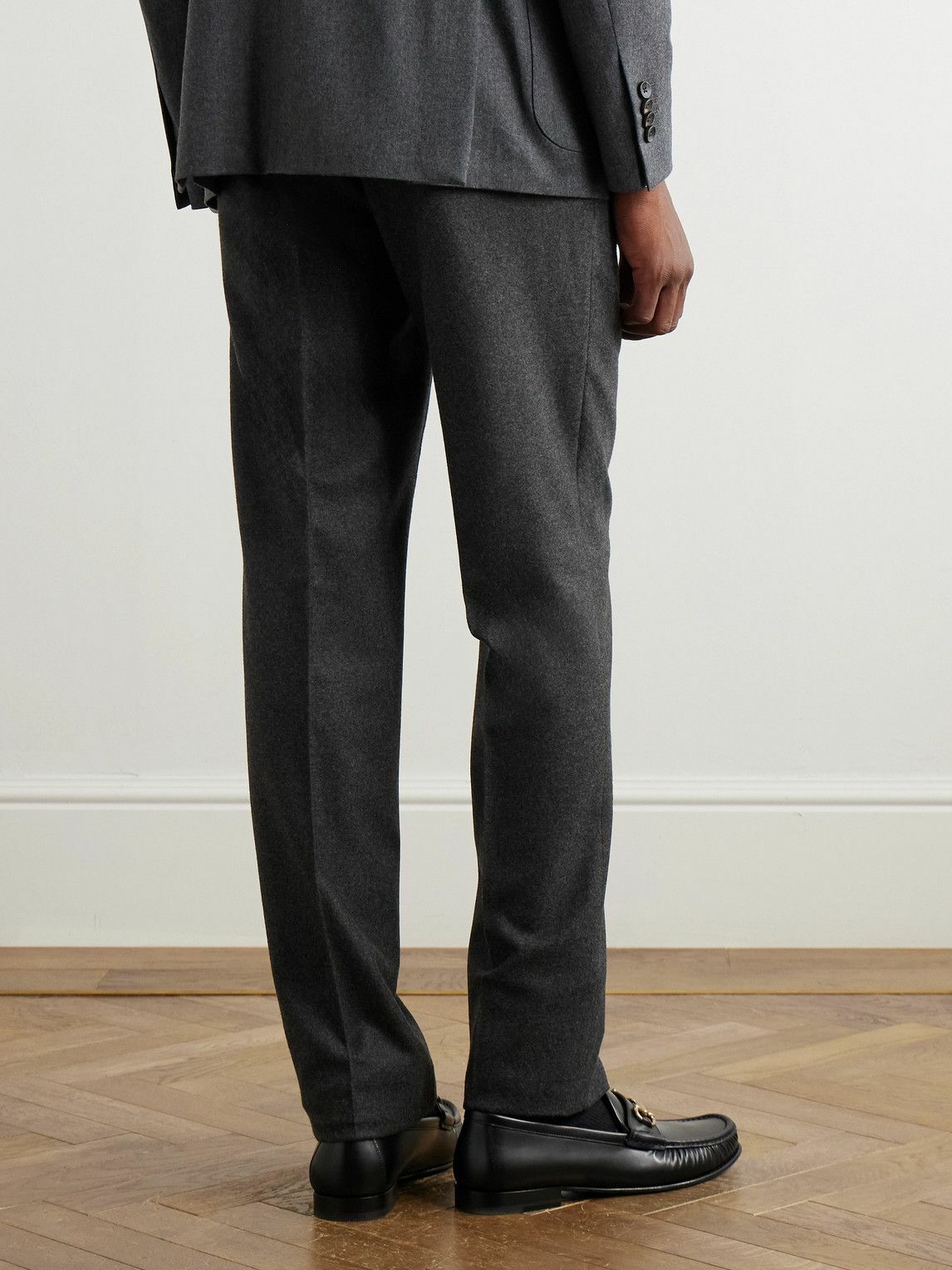 Ralph Lauren Purple label - Gregory Straight-Leg Wool-Flannel