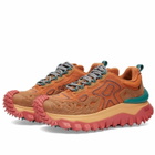 Moncler Genius x Salehe Bembury Trailgrip Grain Low Top Snea Sneakers in Orange