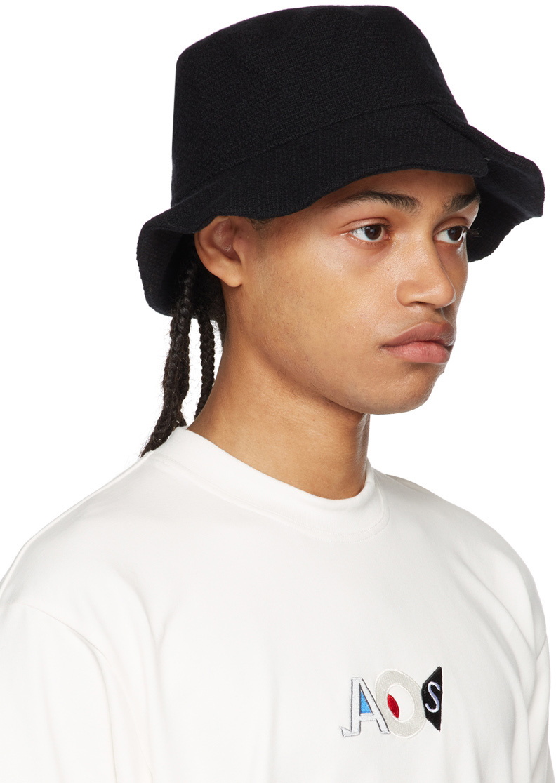 Bethany Williams Black Sanpa Bucket Hat