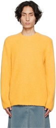 Comme des Garçons Homme Plus Yellow Brushed Sweater