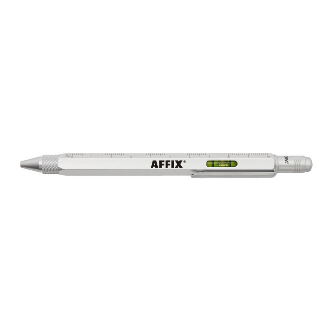 Photo: Affix Silver Trokia Edition Architectural Multi-Tool Ballpoint Pen