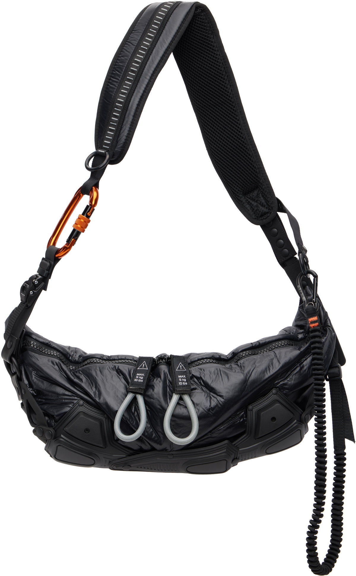 Innerraum Black & Orange Object M07 Crossbody Bag Innerraum