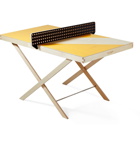THE ART OF PING PONG - Pop Art Printed Wall-Mountable Ping Pong Table - Yellow