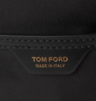 TOM FORD - Leather-Trimmed Nylon Pouch - Black