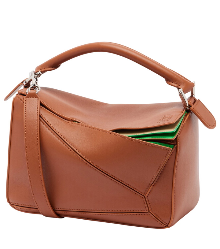 Photo: Loewe Puzzle Small layered top-handle bag