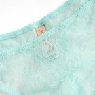 Fruity Booty Women's All Over Lace Thong in Ice Blue