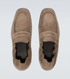 Brioni Suede penny loafers