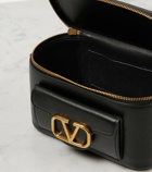 Valentino Garavani VLogo Locò Mini leather makeup bag