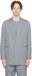 Jil Sander SSENSE Exclusive Gray Wool Blazer