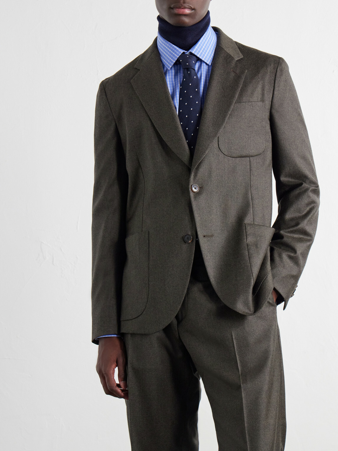 Paul Smith - Wool and Cashmere-Blend Suit Jacket - Brown