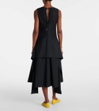 Loewe Cotton poplin wrap dress
