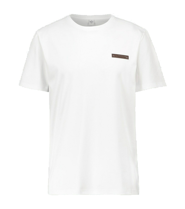 Photo: Berluti T-shirt with leather detail