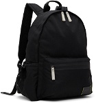 MSGM Black Canvas Backpack