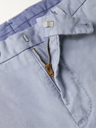 Sid Mashburn - Slim-Fit Garment-Dyed Cotton-Twill Shorts - Blue