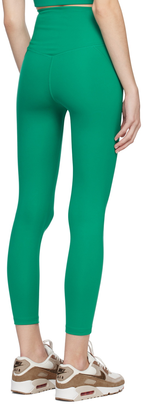 Girlfriend Collective Green Compressive Leggings