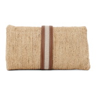 Mark Cross SSENSE Exclusive Beige and Brown Sylvette Clutch