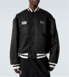Balenciaga x NBA logo satin bomber jacket