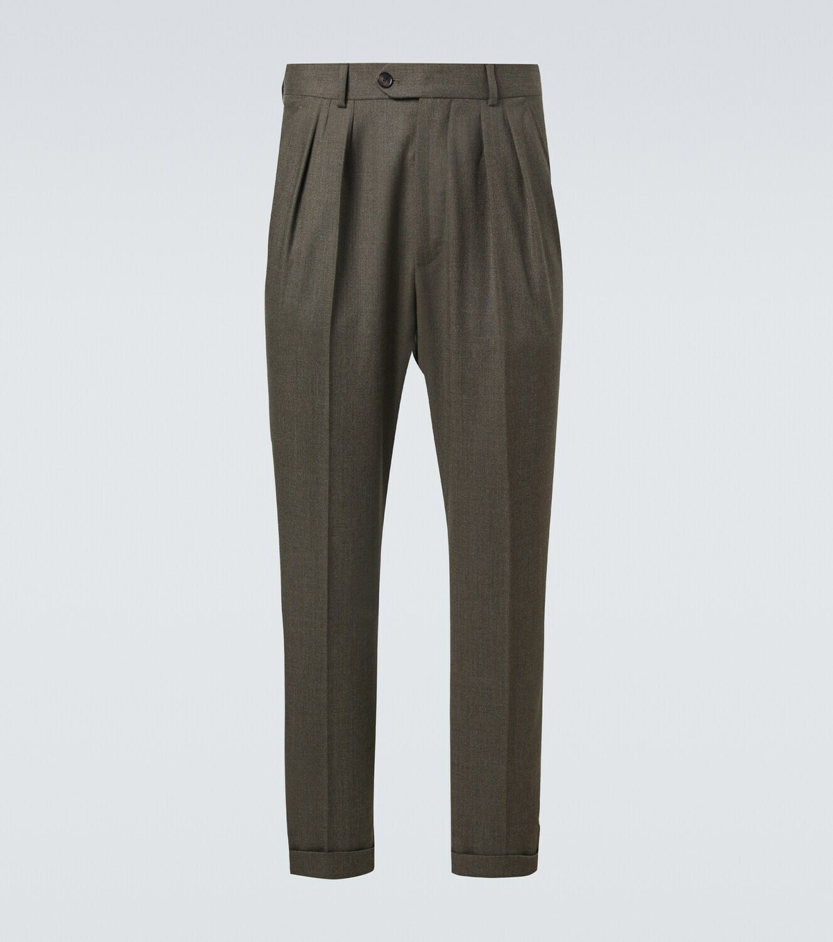 Loro Piana Stafford virgin wool straight pants