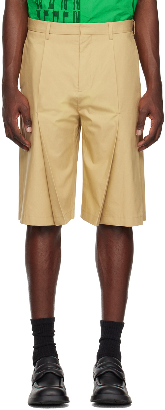 T/SEHNE SSENSE Exclusive Beige Shorts