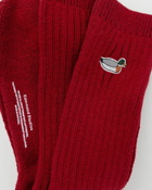 Edmmond Studios Duck Socks Red - Mens - Socks