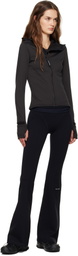 District Vision Black Flared Studio Sport Leggings