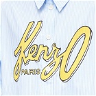 Kenzo Paris Men's Kenzo Archive Logo Shirt in Sky Blue