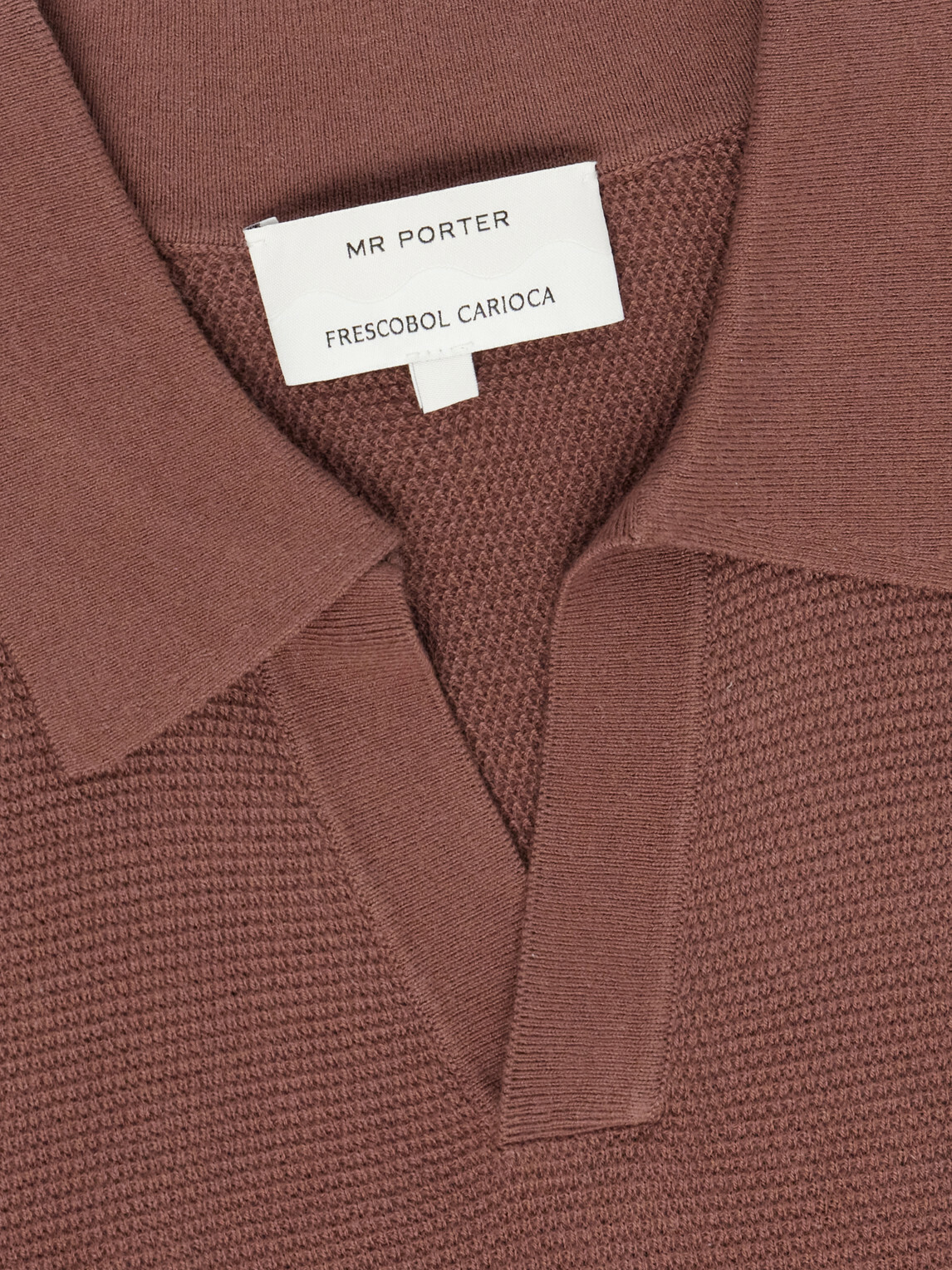 Frescobol Carioca - Rino Knitted Cotton Polo Shirt - Brown