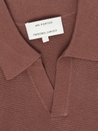 Frescobol Carioca - Rino Knitted Cotton Polo Shirt - Brown