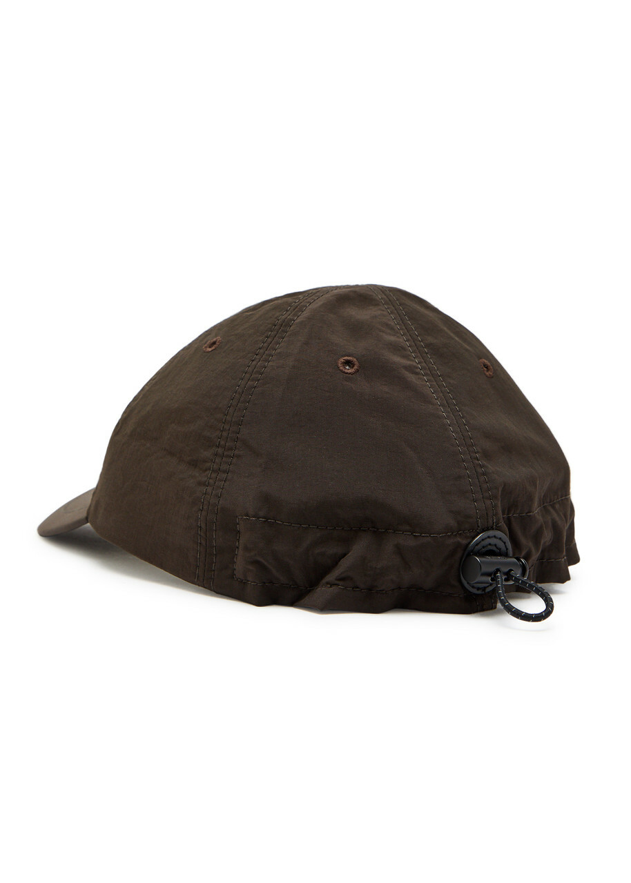 Jacquemus La Casquette Baluchon Logo Nylon cap Dark Brown