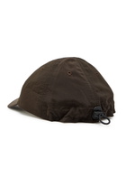 Jacquemus La Casquette Baluchon Logo Nylon cap Dark Brown