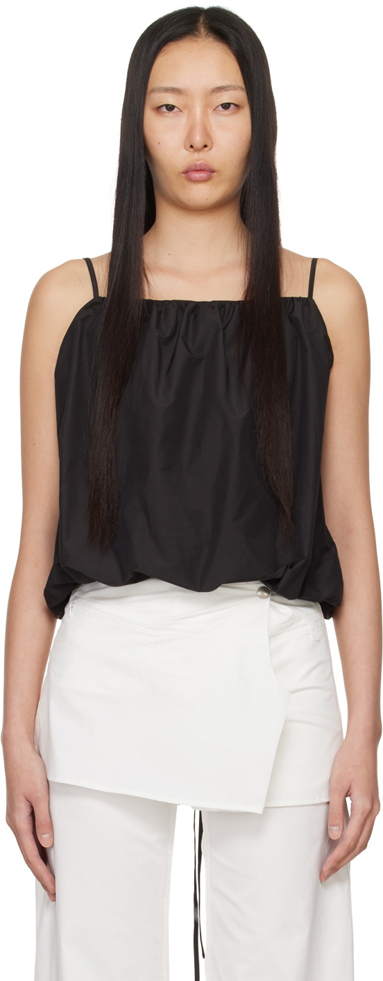 LOW CLASSIC Black Volume Camisole Low Classic