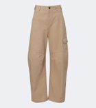 Brunello Cucinelli Cotton barrel-leg pants