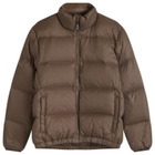 Gramicci Women's Down Puffer Jacket in Dark Brown