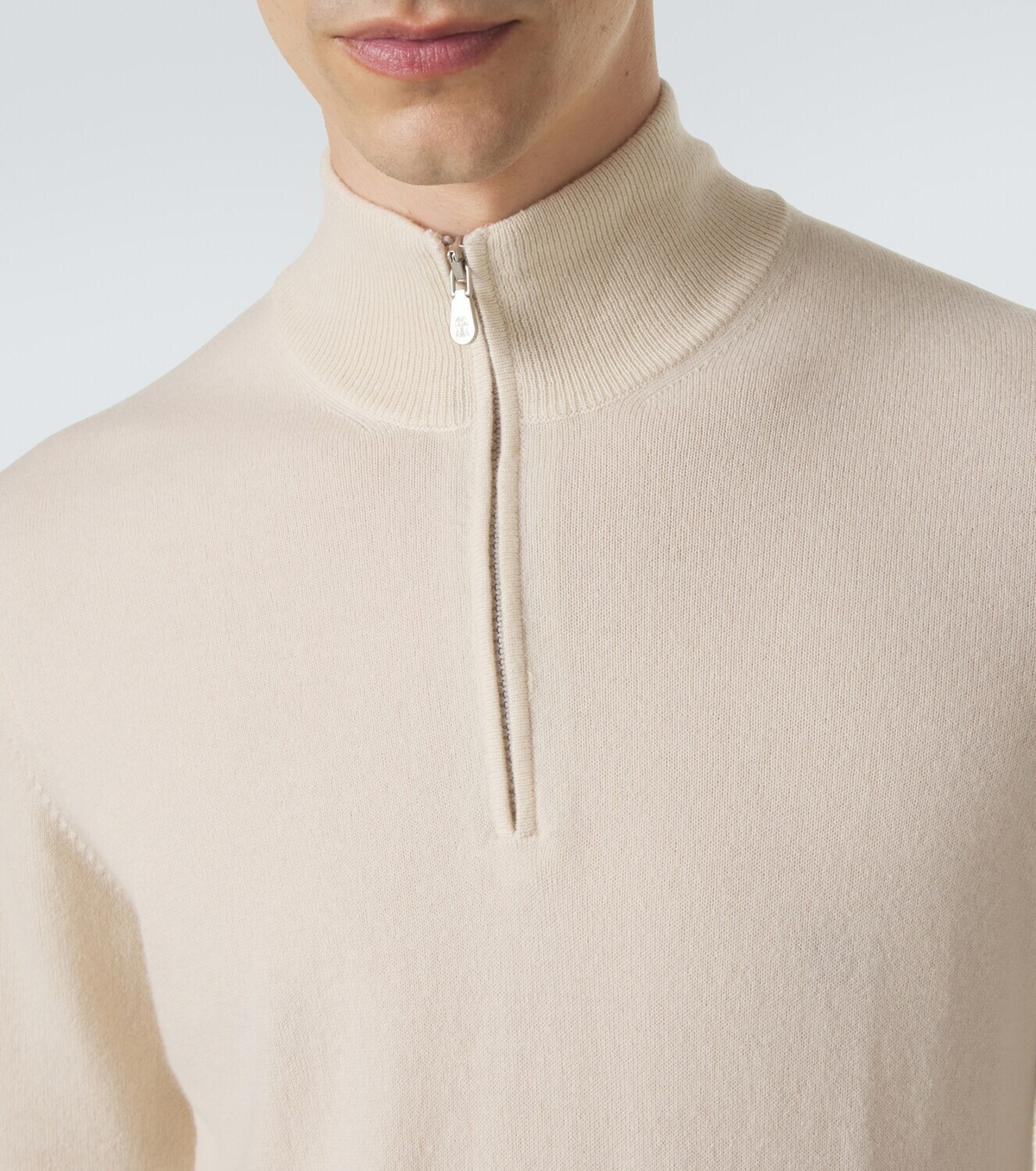Brunello Cucinelli Cashmere half-zip sweater