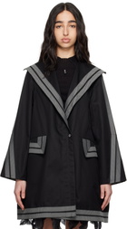 Kiko Kostadinov Black Dorado Coat