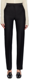 GIA STUDIOS Black Creased Trousers