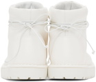 Marsèll White Gomme Pallottola Lace-Up Boots