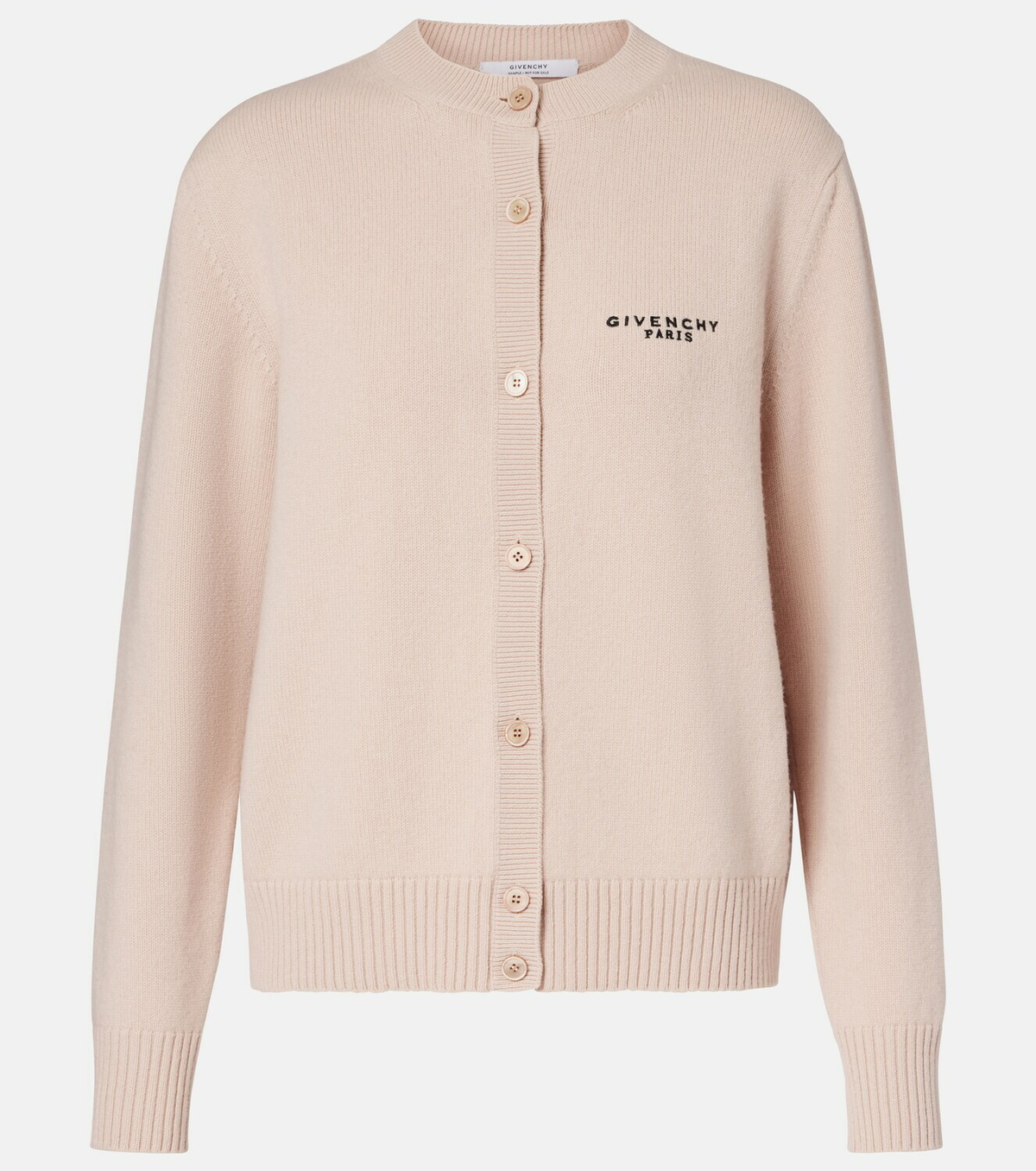 Givenchy Cropped wool and cashmere cardigan