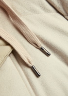 Herno Padded Silk and Cashmere-blend Parka Coat Stone