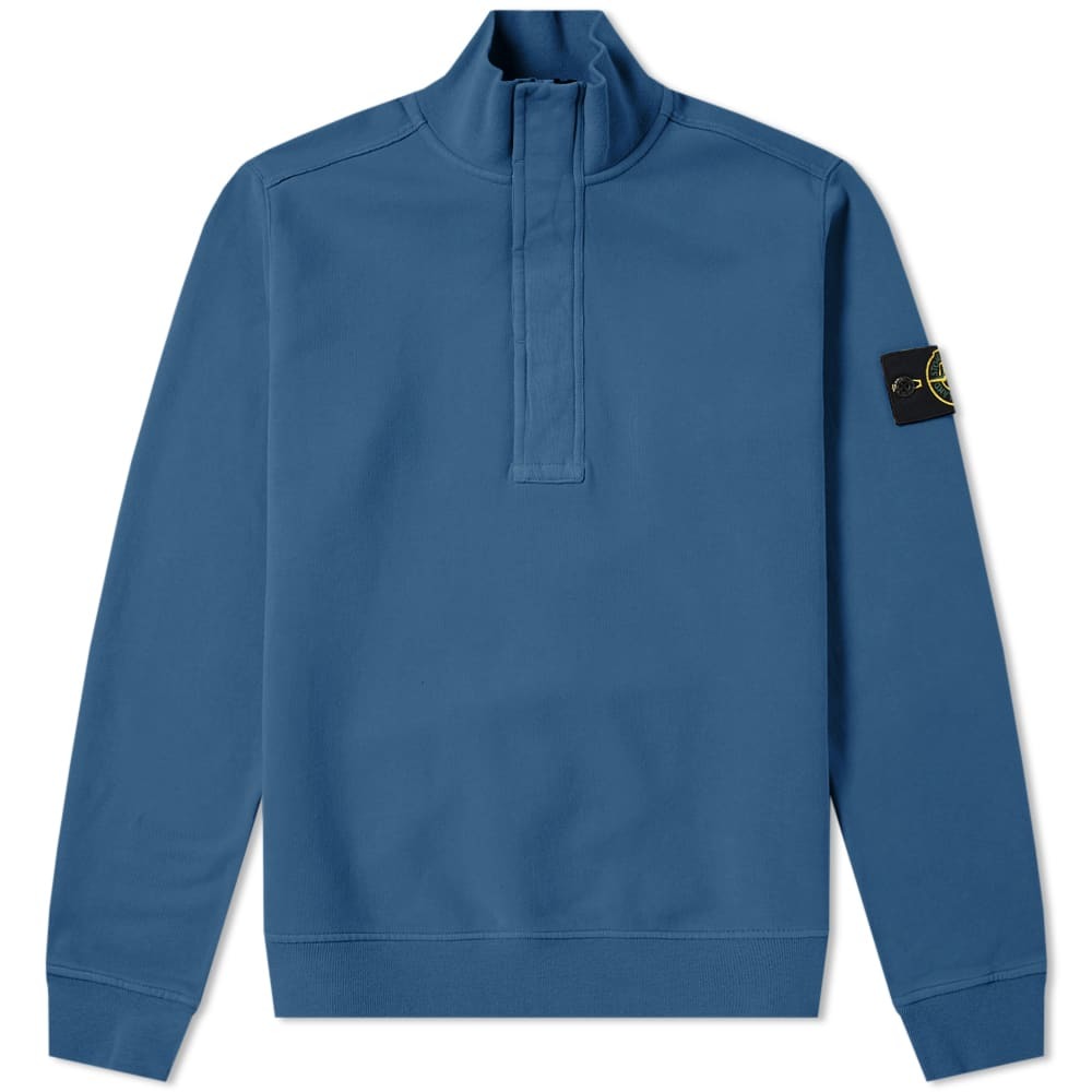 Stone island garment shop dyed half zip sweat