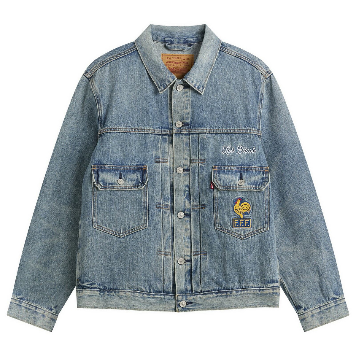 Levi's Men's France Type II Jacket in Blue