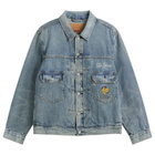 Levi's Men's France Type II Jacket in Blue