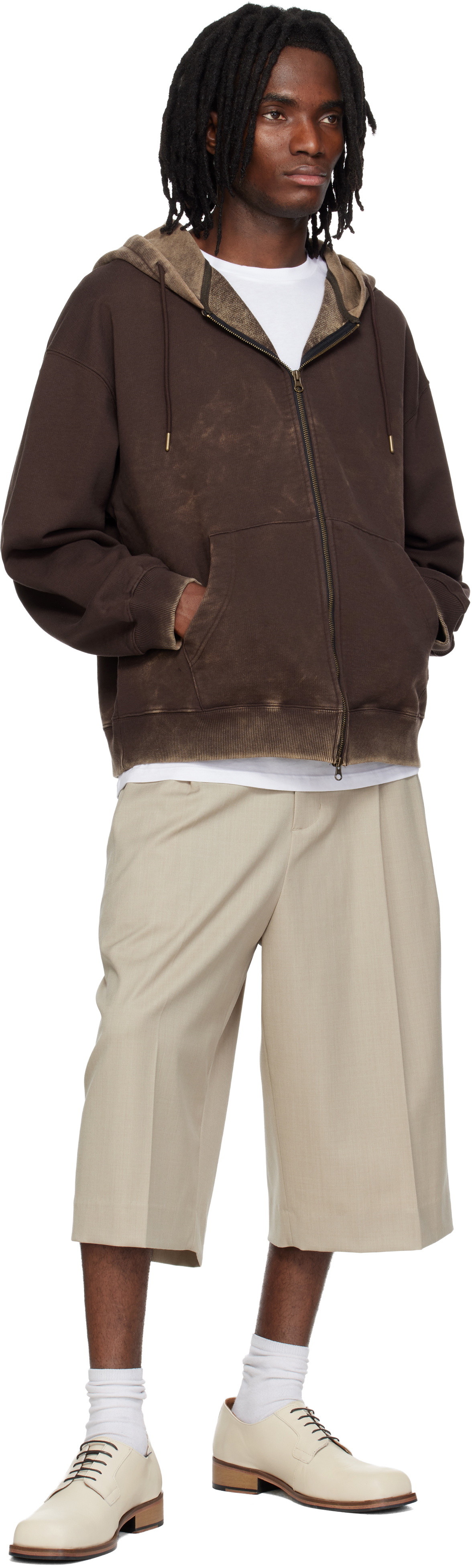 MMIC Brown Dusk Zip Up Hoodie