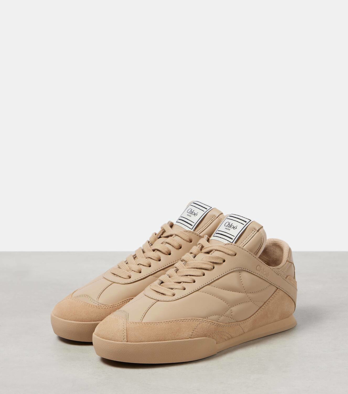 Chloé Chloé Kick leather low-top sneakers